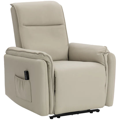 Nancy's Oyace Massagestoel - Relaxfauteuil - 3D Kneedmassage - Elektrisch verstelbaar - Beige - Kunstleer