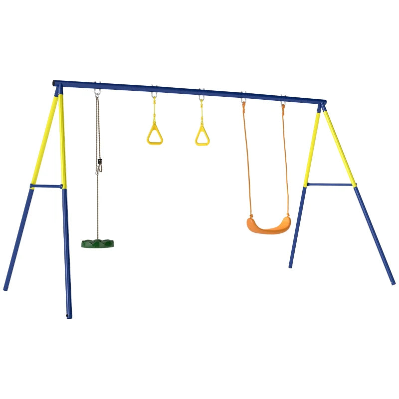 Nancy's Pontinvrea Speeltoestel - Kinderschommel - Schommelset - Multifunctioneel - ± 285 x 160 x 180 cm