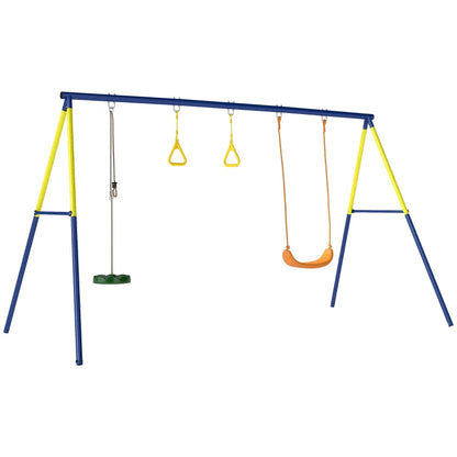 Nancy's Pontinvrea Speeltoestel - Kinderschommel - Schommelset - Multifunctioneel - ± 285 x 160 x 180 cm