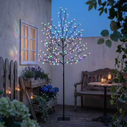Nancy's Varigotti Verlichtingsboom - Kerstverlichting - LED-Kerstboom - Lampjes - Kerstdecoratie - Timer & Lichtmodi - 180 cm hoog