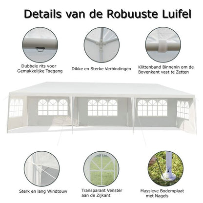 Nancy's Runa Partytent - Paviljoen - Party Tent - Wit -