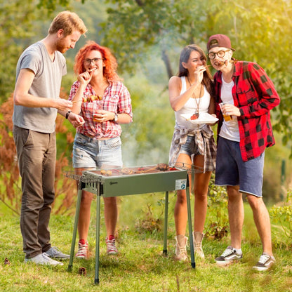 Nancy's Faria Barbecue - BBQ - Houtskoolbarbecue - Grill - Staal - Groen