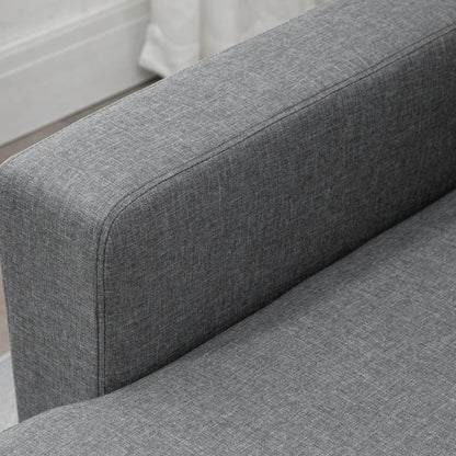 Nancy's Alfedena Hoekbak - Zitbank - Chaise Longue - Slaapbank - Lichtgrijs - 210 cm breed