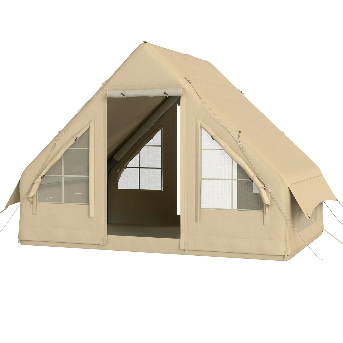 Nancy's Camugnano Kampeertent - Camping Tent - Opblaasbaar - Zandkleur - 300 x 200 x 200 cm