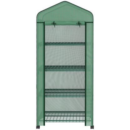 Nancy's Paredes Foliekas - Broeikas - Minikas - Plantenkas - Plantenrek - Groen - ± 70 x 50 x 165 cm
