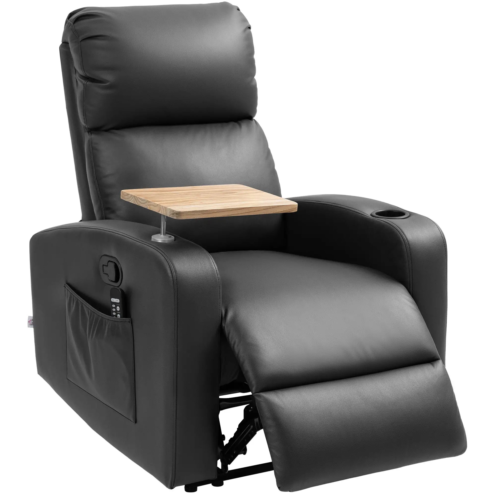 Nancy's Clauzetto Massagestoel - Relaxfauteuil - Loungestoel - Relaxstoel - Zwart