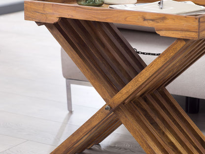 Nancy's Tricesimo Salontafel - Koffietafel - Bijzettafel - Sheesham / Rozenhout - ± 60 x 40 x 55 cm