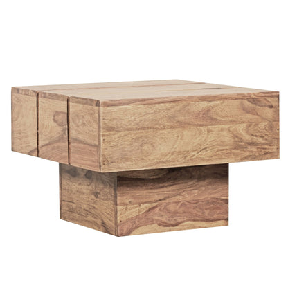 Nancy's Tricase Salontafel - Bijzettafel - Koffietafel - Acaciahout - ± 45 x 45 x 30 cm