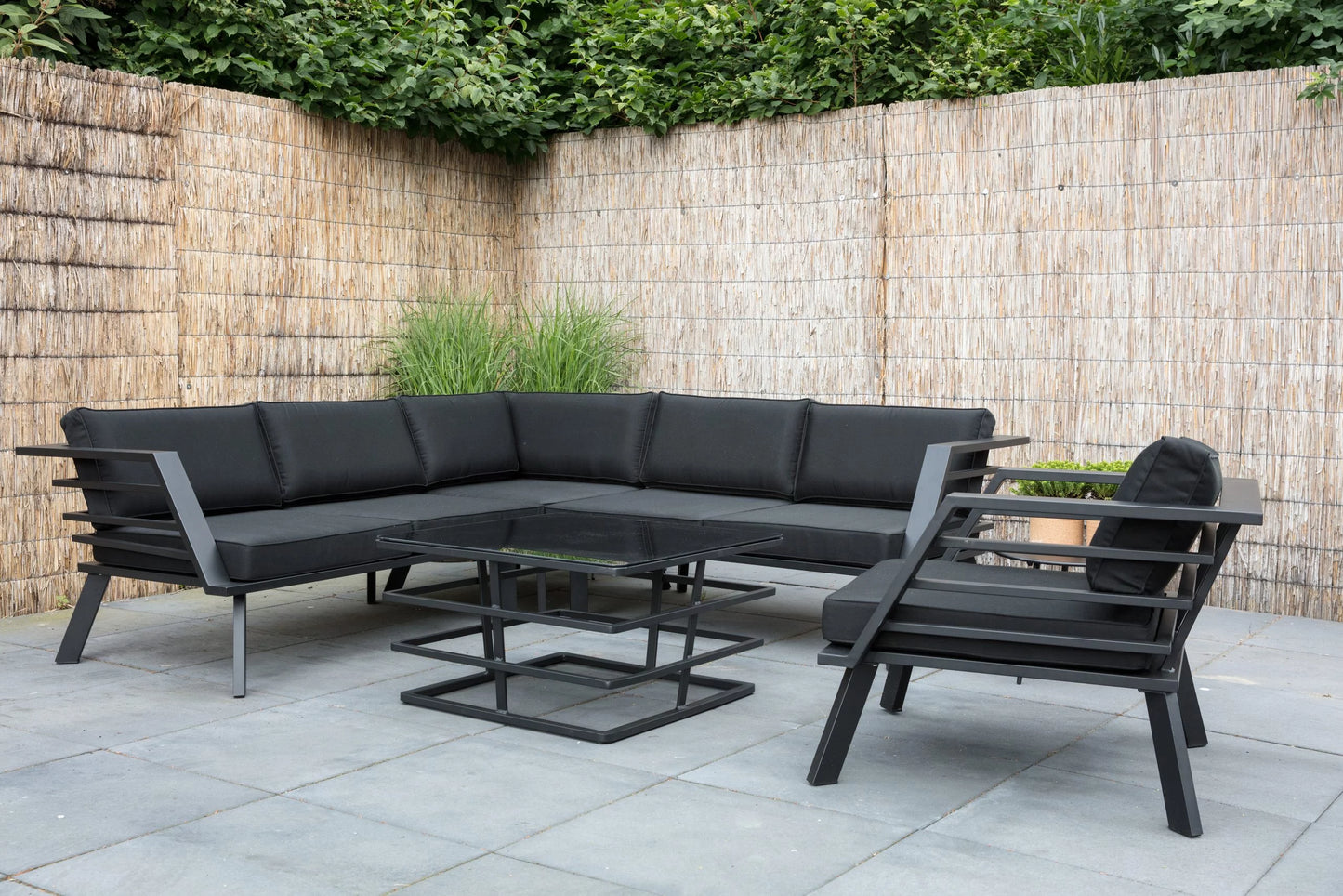 Nancy's Sollar Loungeset - Lounge hoekbank - Loungestoel - Salontael - Complete tuinset