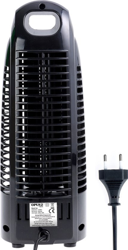 Nancy's Opus2 Tafelventilator - Ventilator - 2 standen - Zwart