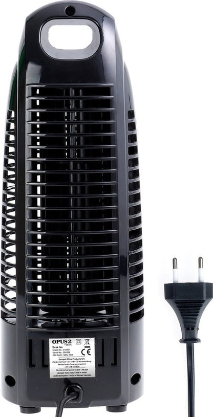 Nancy's Opus2 Tafelventilator - Ventilator - 2 standen - Zwart