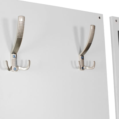 Nancy's Galafura Garderobe Set - Wandgarderobe - Wandkapstok - Schoenenkast - Wit