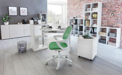 Nancy's Yate Vakkenkast - Boekenkast - Opbergkast - Wit - ± 110 x 23 x 110 cm