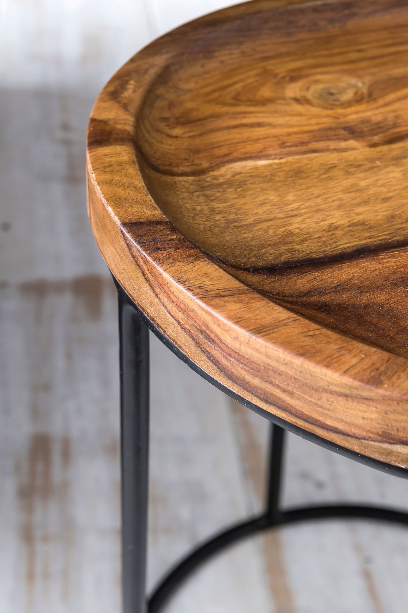 Nancy's Samouco Salontafel Set - Bijzettafel Set - Koffietafel - Sheeshamhout