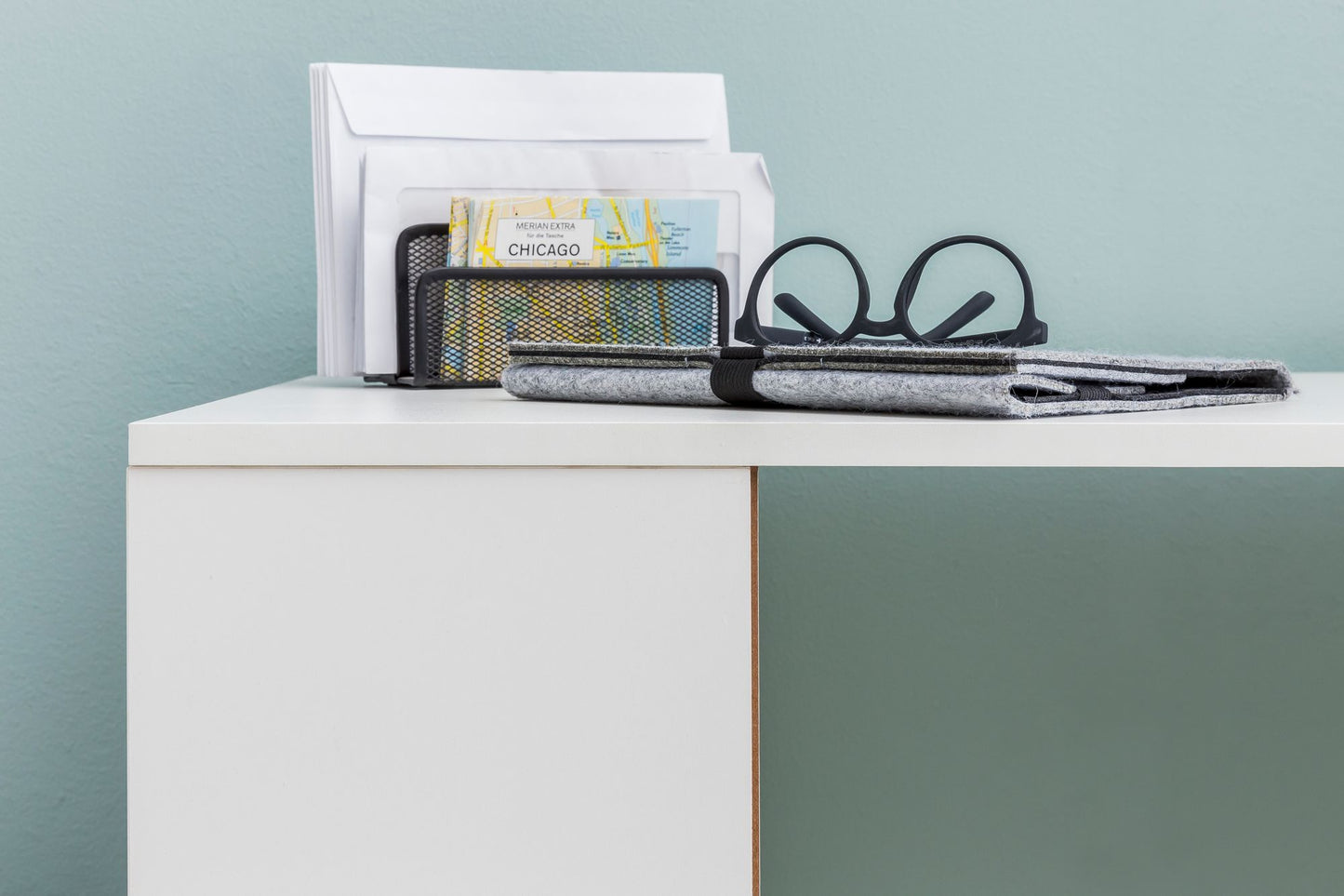 Nancy's Bulara Bureau - Moderne Computertafel - Met Opbergruimte - Wit - ± 120 x 55 x 120 cm