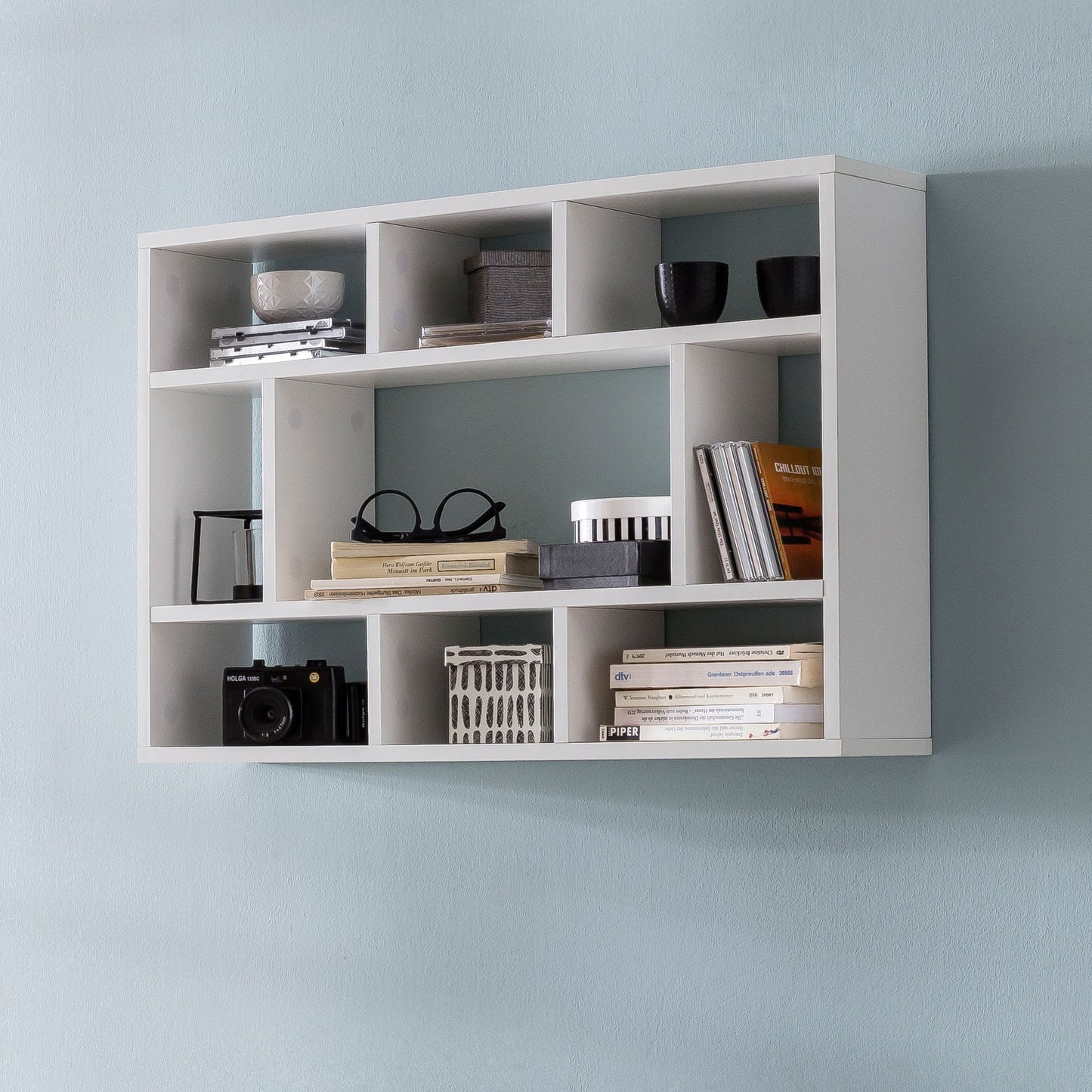 Nancy's Pínzio Wandplank - Wandrek - Wit - ± 75 x 15 x 50 cm