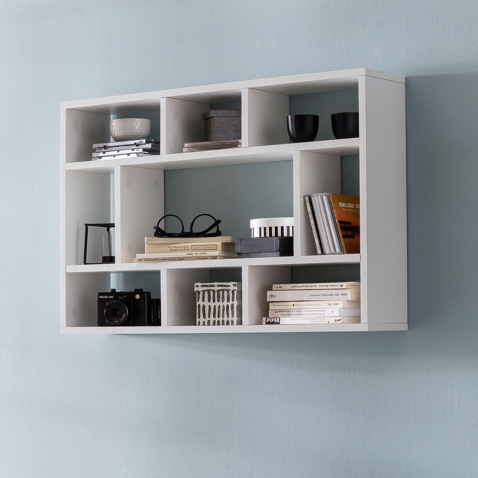 Nancy's Pínzio Wandplank - Wandrek - Wit - ± 75 x 15 x 50 cm