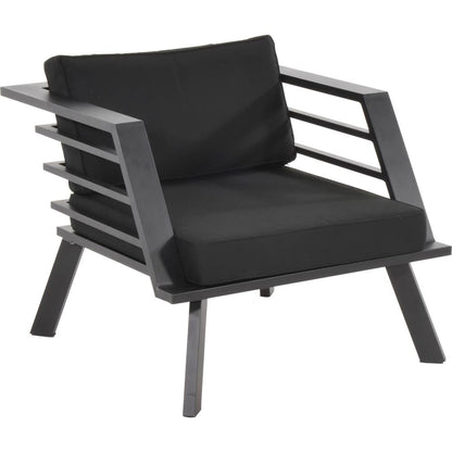 Nancy's Slidy Lounge chair - Chaise de jardin - Chaise longue - Noir