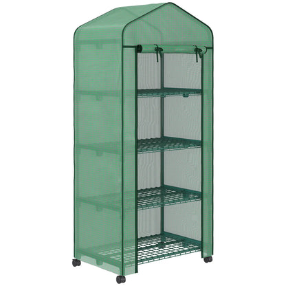 Nancy's Paredes Foliekas - Broeikas - Minikas - Plantenkas - Plantenrek - Groen - ± 70 x 50 x 165 cm