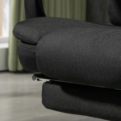 Nancy's Gandra Massage Bureaustoel - Directiestoel - Massage- en verwarmingsfunctie - Verstelbaar - Zwart
