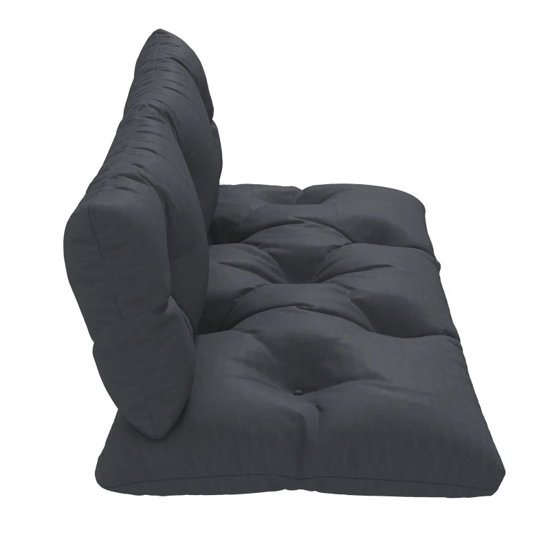 Nancy's Dornelas Tuinkussen - Loungekussen - Set van 2 - Zitkussen - Rugkussen - 120 x 40/60 cm