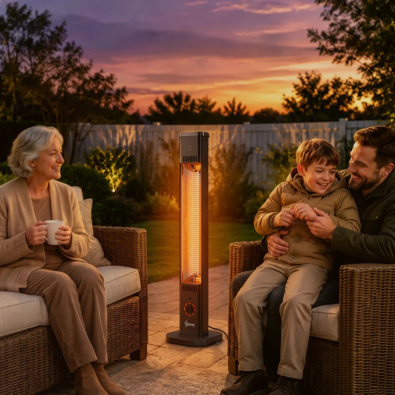 Nancy's Trecenta Terrasverwarming - Terrasverwarmer - Timer - Elektrisch - Inclusief beschermhoes