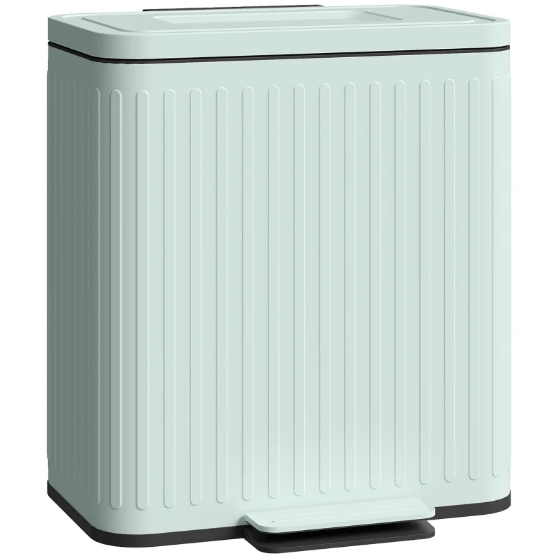 Nancy's Rosta Afvalscheidings prullenbak - Afvalbak - Pedaalemmer - Groen - 2 x 20 L