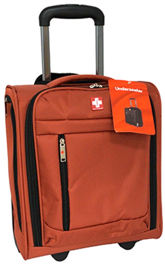 Nancy's Swiss Traveller Underseater Koffer - Handbagage Koffer - Trolley - Met Cijferslot en Trekstang - 24 Liter - 40 x 30 x 20 cm
