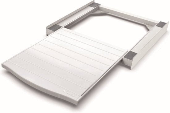 Meliconi Torre Smart Stacking kit pièce intermédiaire pour lave-linge - Meuble pour lave-linge - Tablette extensible - Antidérapant