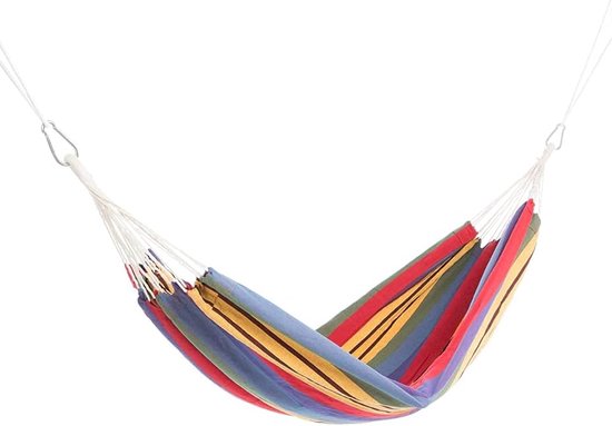 Nancy's Ultranatura Hangmat Bali - Ligmat - Schommelbed - 2 Persoons - Katoen - 210 x 160 cm