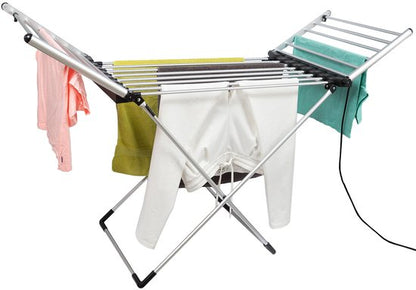 Eleganca Elektrisch Droogrek - Verwarmd Wasrek - Elektrisch Wasrek - Zilver
