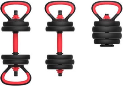 SOUTHWALL 5-in-1 Dumbbell set tot 20 kg Zwart/Rood