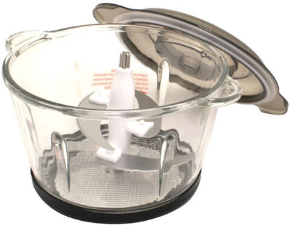 Nanyc's Stella Elektrische Groentesnijder - Vleesmolen - Keukenmachine - Hakmolen - Uiensnijder - Mulitfunctioneel - 500W - 1.8L