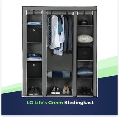 LG Life's Green KM1G XXL Armoire Pliable Gris