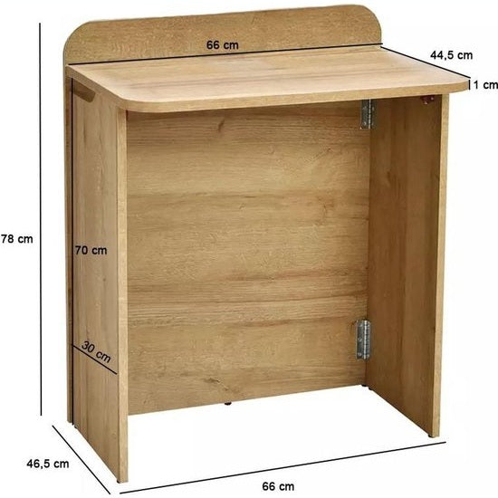 Eleganca inklapbare laptoptafel - Bijzettafel- Computerbureau - ± 65 x 80 x 45 cm