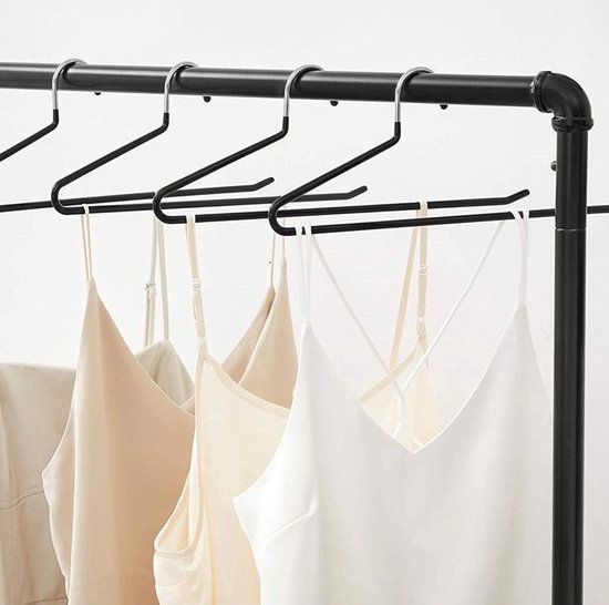 Nancy's Toscanella Luxe Broekhangers - Set van 15 - Kledinghangers - Anti-slip - Metaal - Zwart