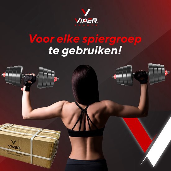 Viper Sports Adjustable Dumbbell Set up to 30kg