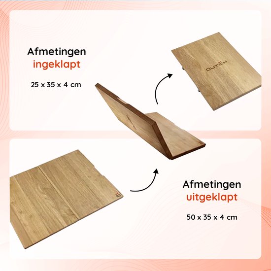 Nancy's 2-in-1 Snijplank XXL Multifunctioneel - Borrelplank - Kaasplank - Tapasplank - Serveerplank - Hout