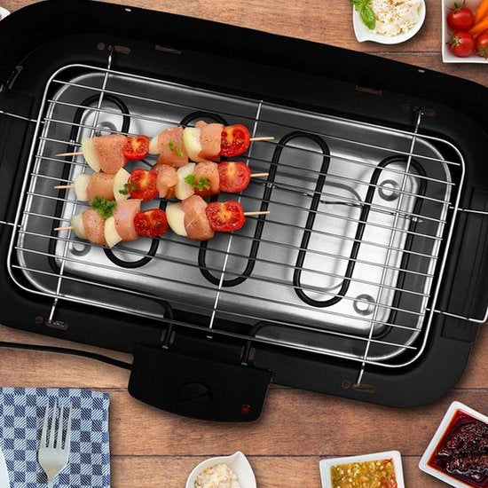 Lentz Elektrische Tafelgrill - Elektrische Grillplaat - BBQ - 2200 W