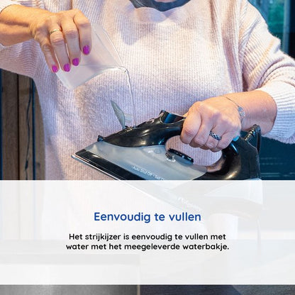 Registry Stoomstrijkijzer - Stoomapparaat - Geschikt voor Droogstrijken/Stoomstrijken - 1800 W - RVS