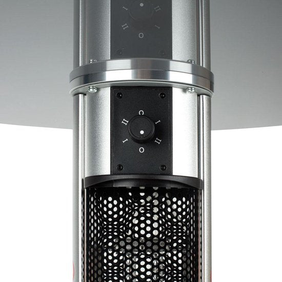 Hyundai Statafel met elektrische verwarming - Bartafel - Heater terrasverwarming - Infrarood verwarming - 1600W - Ø 70 x 110 cm