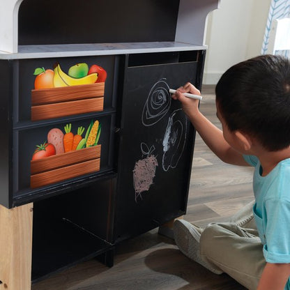 KidKraft Kinderkeuken - Speelgoedkeuken - Speelkeuken - Zwart / Blauw