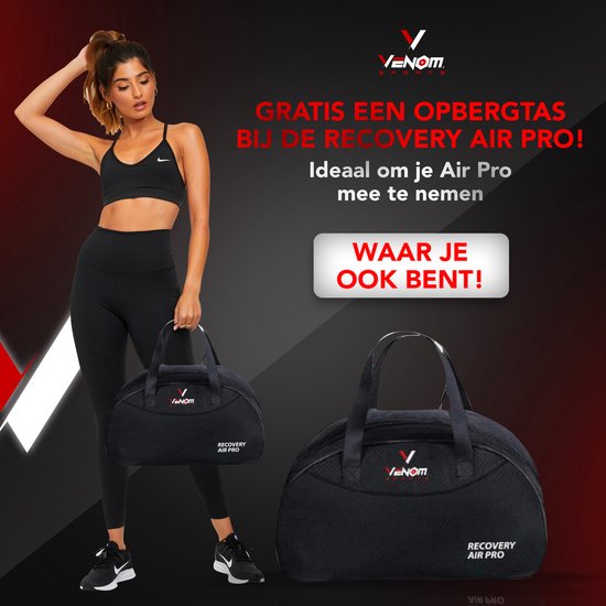 Venom Sports Air Pro Recovery - Beenmassage Apparaat - Voetmassage - Verstelbaar - 3 Massagestanden + Warmtefunctie