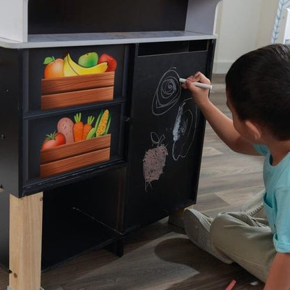 KidKraft Kinderkeuken - Speelgoedkeuken - Speelkeuken - Zwart / Blauw