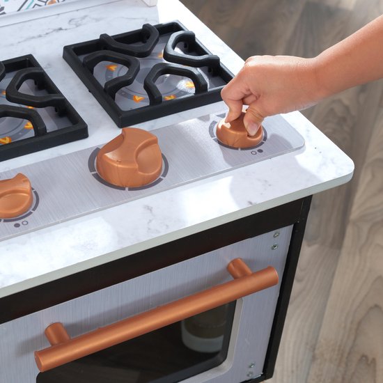 KidKraft Kinderkeuken - Speelgoedkeuken - Speelkeuken - Zwart / Blauw