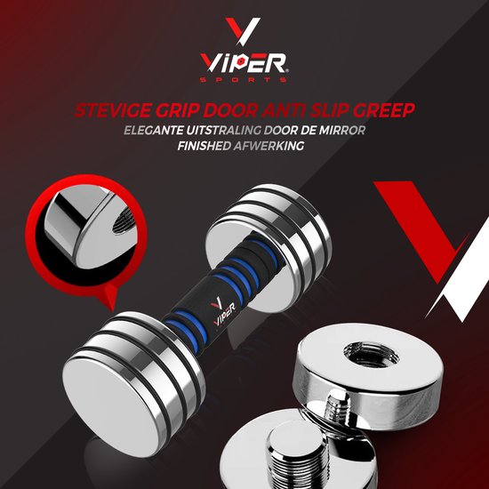 Viper Sports Verstelbare Dumbbell 22 kg