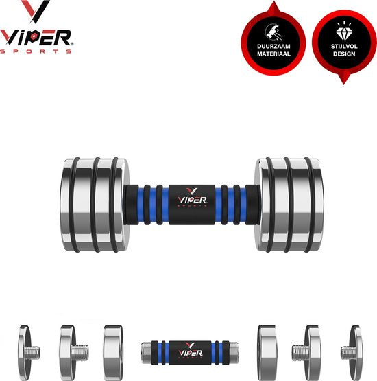 Viper Sports Haltère réglable 15 kg