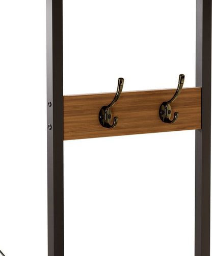 Casamoda Kledingkast - Wandgarderobe - Kledingrek - Kleerkast - Kapstok - Goud Eiken - 100 x 40 x 180 cm