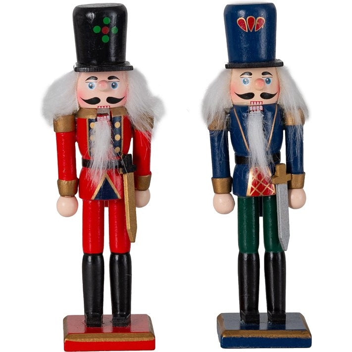 Nancy's Notenkrakers - 2 Stuks - Kerstversiering - Kerstdecoratie - Notenkraker Kerst Beeld