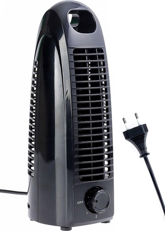 Nancy's Opus2 Tafelventilator - Ventilator - 2 standen - Zwart
